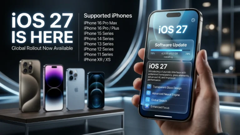 iOS 27 supported iPhones