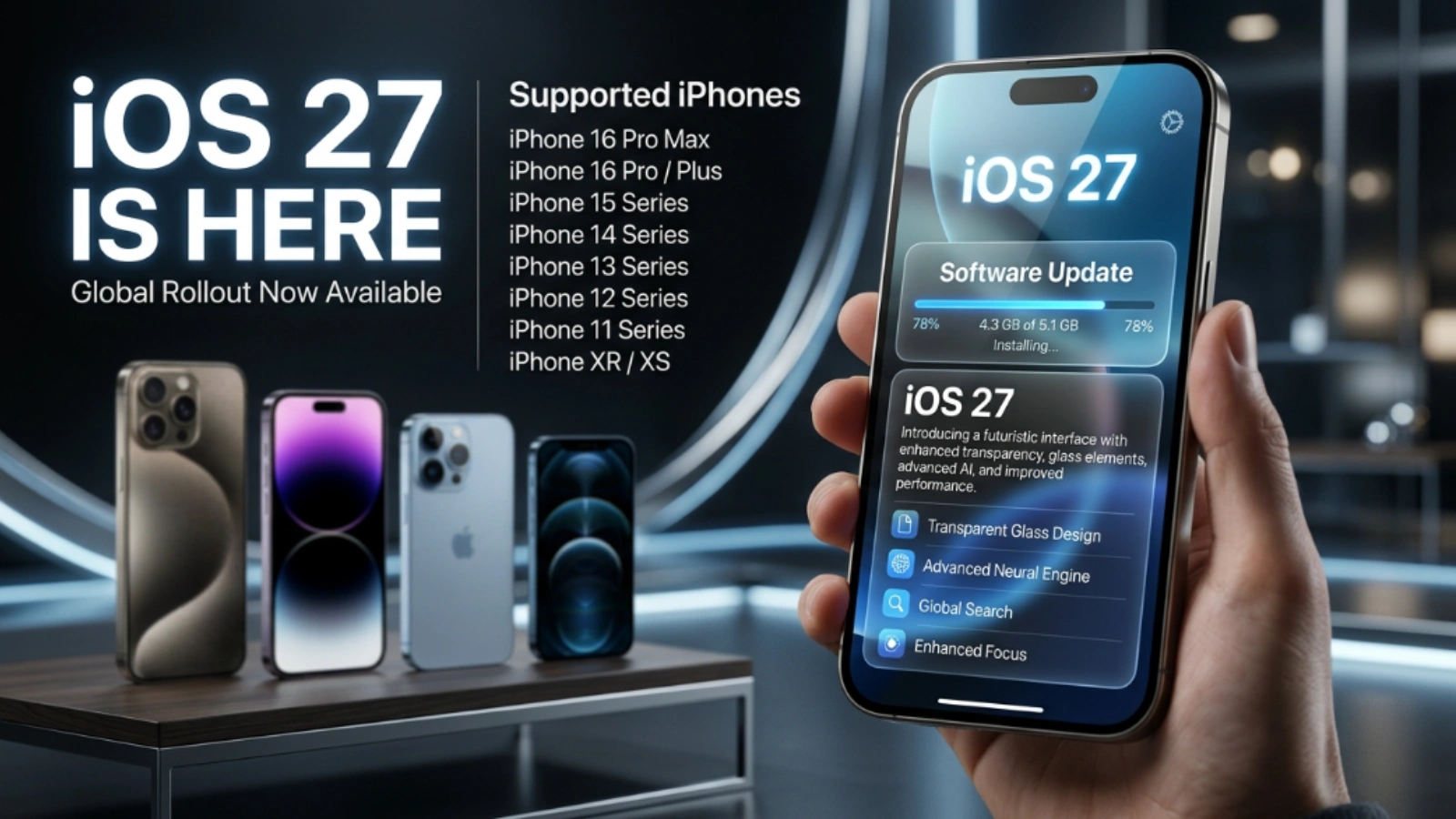 iOS 27 supported iPhones